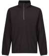 RG452 TRF691 Regatta Navigate Half Zip Fleece Black / Seal Grey colour image